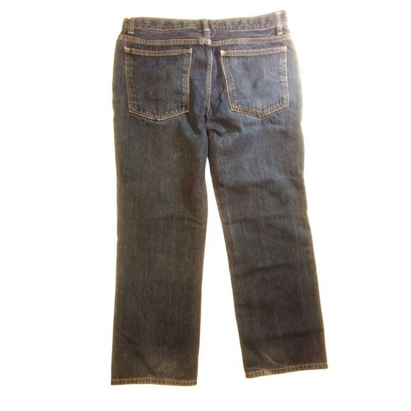 Hawk Straight Leg Dark Wash100% Cotton Jeans SZ 16 Husky - Picture 2 of 4